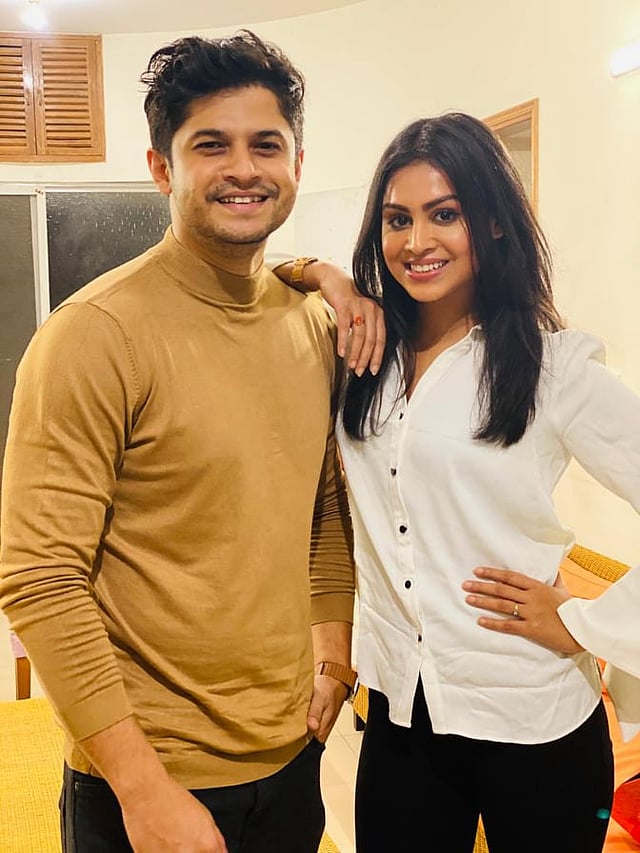 ‘পাঞ্চ’ সিনেমার দৃশ্যে নিলয় ও মেঘলা মুক্তা। ছবি-সংগৃহীত