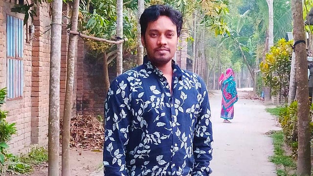 গ্রামে বড় হয়েছেন ইমন খান। ছবি: ফেসবুক থেকে