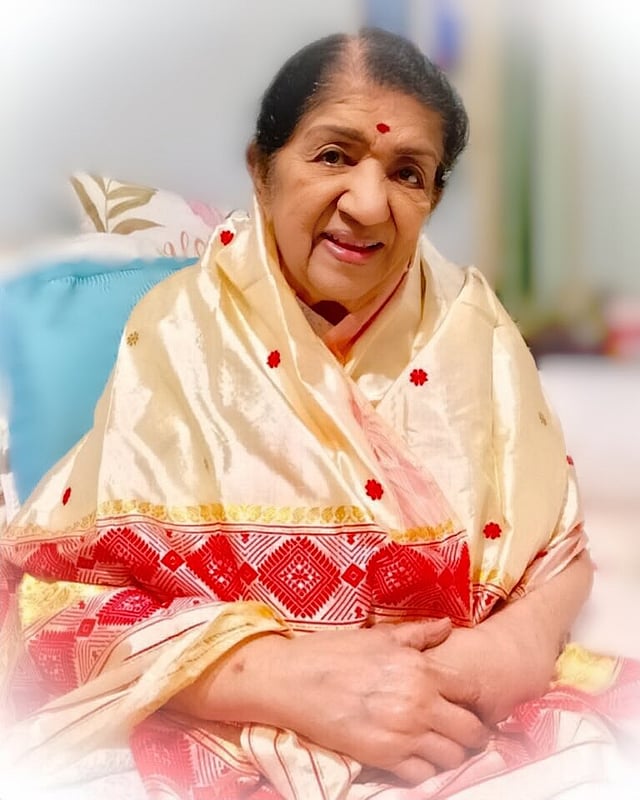 লতা মঙ্গেশকর। ছবি: টুইটার।
