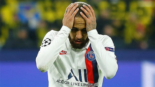 পিএসজিতে এসে এই প্রথম লিগ শিরোপা জেতা হলো না নেইমারে। রয়টার্স ফাইল ছবি