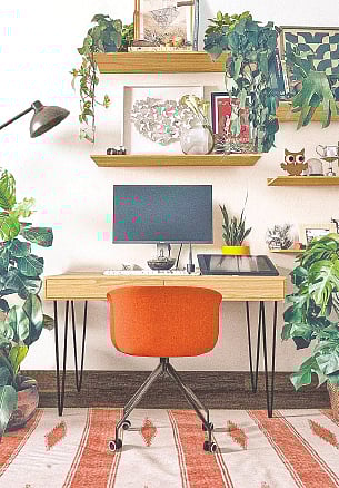 কাজের জায়গার আশপাশে নিয়ে আসুন নান্দনিকতার ছোঁয়া। ছবি: সংগৃহীত