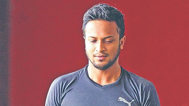 সাকিব আল হাসানকে প্রস্তাব দেওয়া জুয়াড়িকেও নিষিদ্ধ করেছে আইসিসি। ছবি: প্রথম আলো