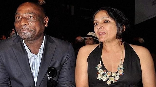 ভিভ রিচার্ডস ও নীনা গুপ্তা। ফাইল ছবি