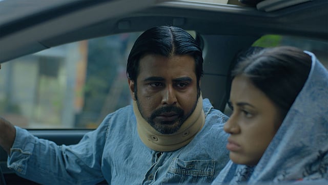 ‘সিটি অব এরর’ সিরিজের দৃশ্যে আফরান নিশো ও তাসনুভা তিশা। ছবি: সংগৃহীত