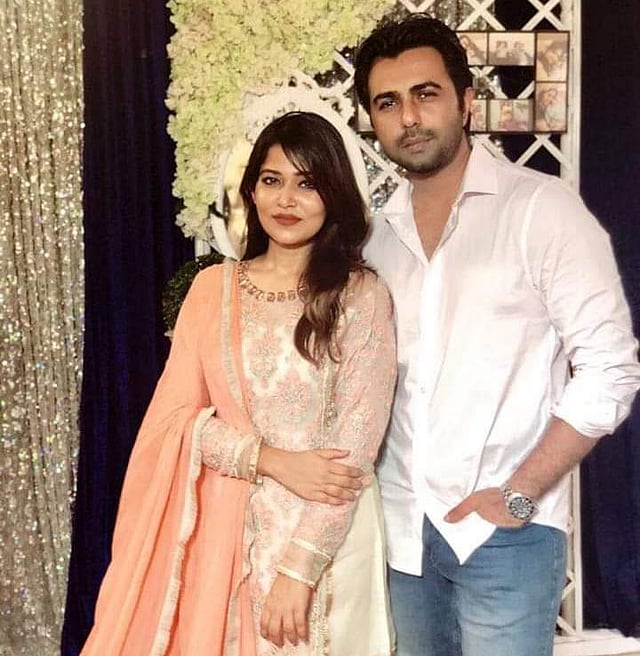 অভিনেতা অপূর্ব ও নাজিয়া হাসান অদিতি। ছবি: ফেসবুক থেকে