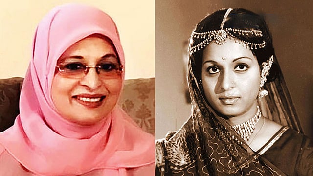 সেকালের শাবানা ও একালের শাবানা। ছবি: ফেসবুক