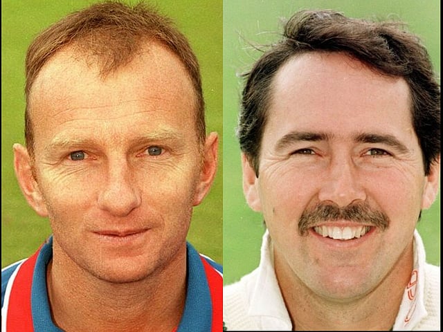 নিল ফেয়ারব্রাদার ও রিচার্ড ইলিংওয়ার্থ-দুই ইংলিশ ক্রিকেটারের ঢাকা আগমন মহাআলোড়ন তুলেছিল। ফাইল ছবি