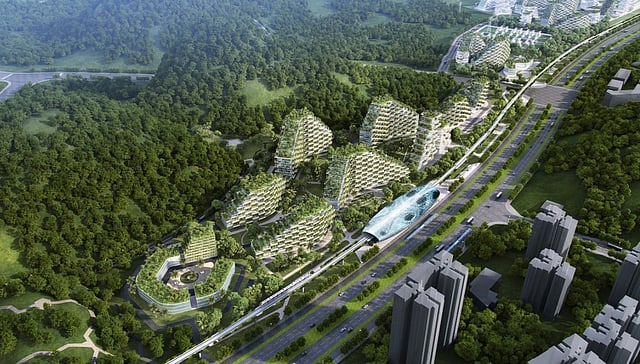 বহুতল কৃষি করারও প্রয়োজন দেখা দেবে একদিন। চীনের নির্মাণাধীন `লিউচৌ ফরেস্ট সিটি`র থ্রিডি মডেল। ছবি: সংগৃহীত