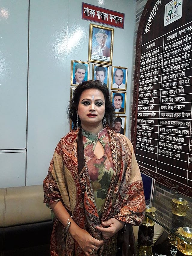 বাংলাদেশ চলচ্চিত্র শিল্পী সমিতির অফিসে কিছুদিন আগে। ছবি: সংগৃহীত