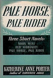 ক্যাথরিন অ্যান পোর্টারের লেখা `পেল হর্স, পেল রাইডার` বইয়ের প্রথম প্রচ্ছদ। ছবি: সংগৃহীত