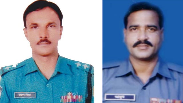 এসআই এস এম মুকুল মিয়া ও কনস্টেবল মো. আবুল হোসেন আজাদ। ফাইল ছবি