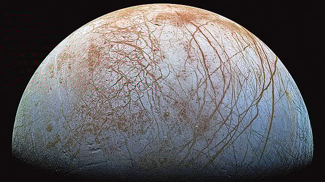 বৃহস্পতির চাঁদ ইউরোপা। ফাইল ছবি