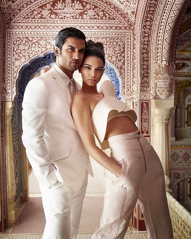 কেন্ডলি জেনারের সঙ্গে সুশান্তের ফটোশুটের ছবি। ছবি: ইনস্টাগ্রাম