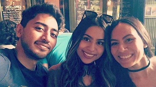 দুই বোনের সঙ্গে ফাহিম সালেহ। ছবি: ইনস্টাগ্রাম থেকে নেওয়া