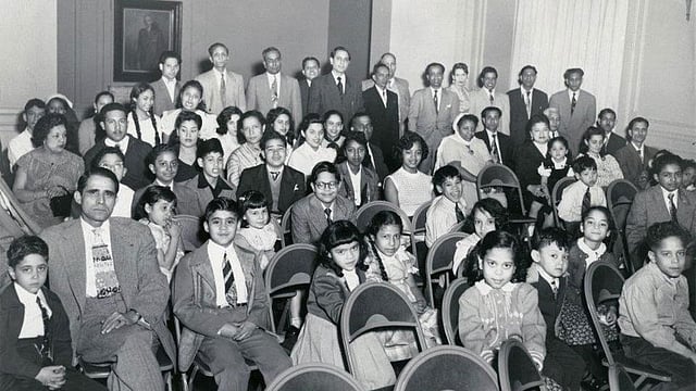 পাকিস্তান লিগ অব আমেরিকা, ১৯৫০ সালে নিউইয়র্কে এক অনুষ্ঠানে। ছবি: ভিভেক বাল্ড