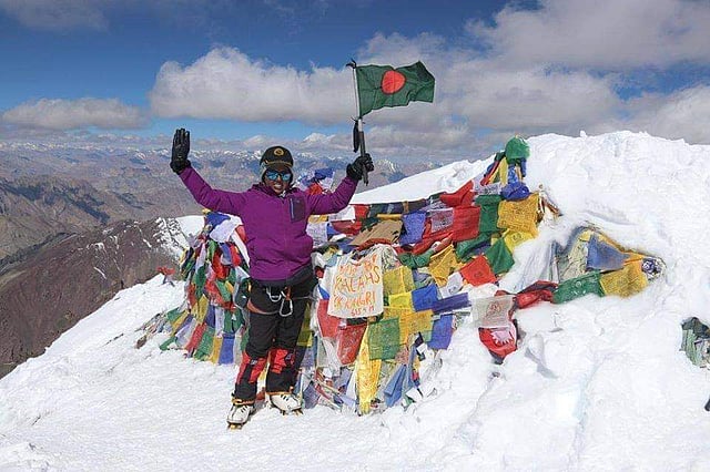 পর্বতারোহী রেশমা। (সংগৃহীত)