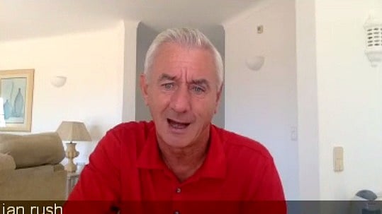 ভিডিও সাক্ষাৎকারে ইয়ান রাশ। ছবি: সংগৃহীত