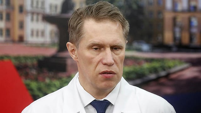 রাশিয়ার স্বাস্থ্যমন্ত্রী মিখাইল মুরাশকো। ছবি: রয়টার্স