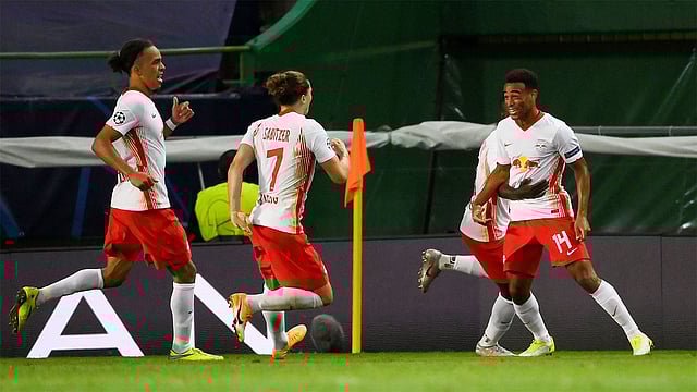 চ্যাম্পিয়নস লিগের শেষ চারে লাইপজিগ। ছবি: রয়টার্স