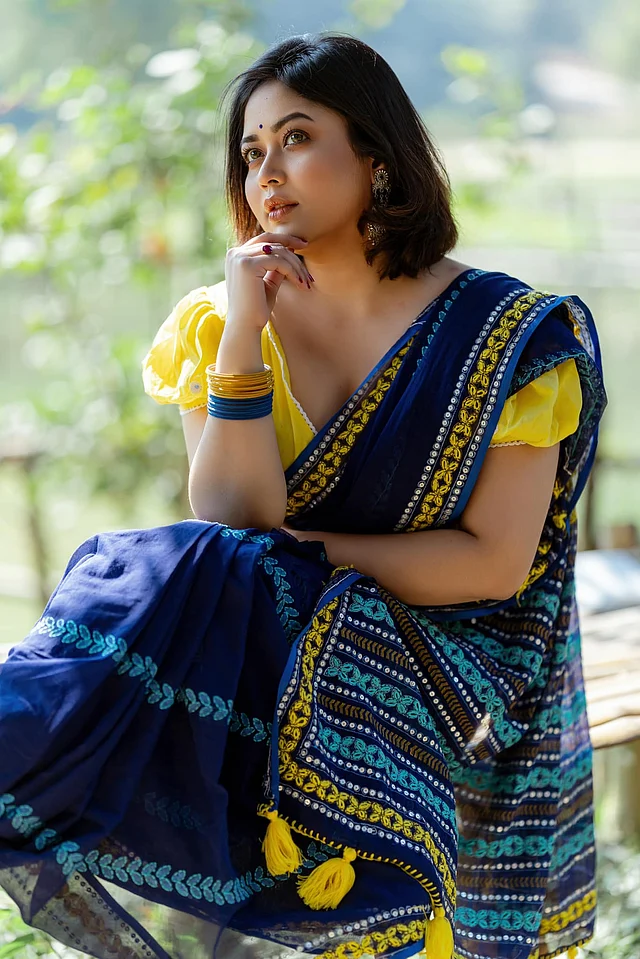 এমন সব চোখ জুড়ানো শাড়ির সাজে দেখা গিয়েছে তাঁকে বছর জুড়ে