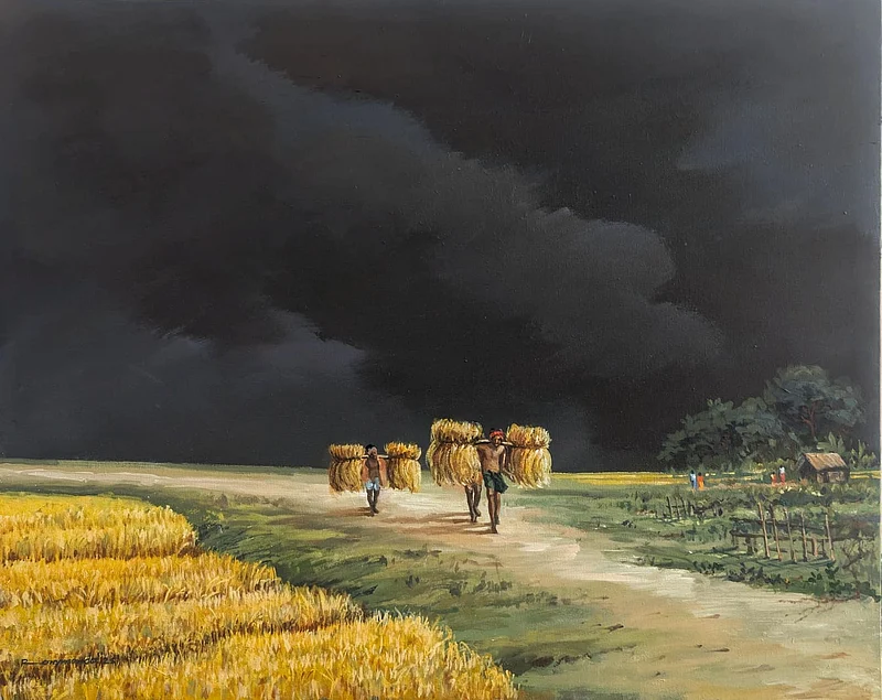 ‘রূপসী বাংলা–৩’। শিল্পী রনি মন্ডল