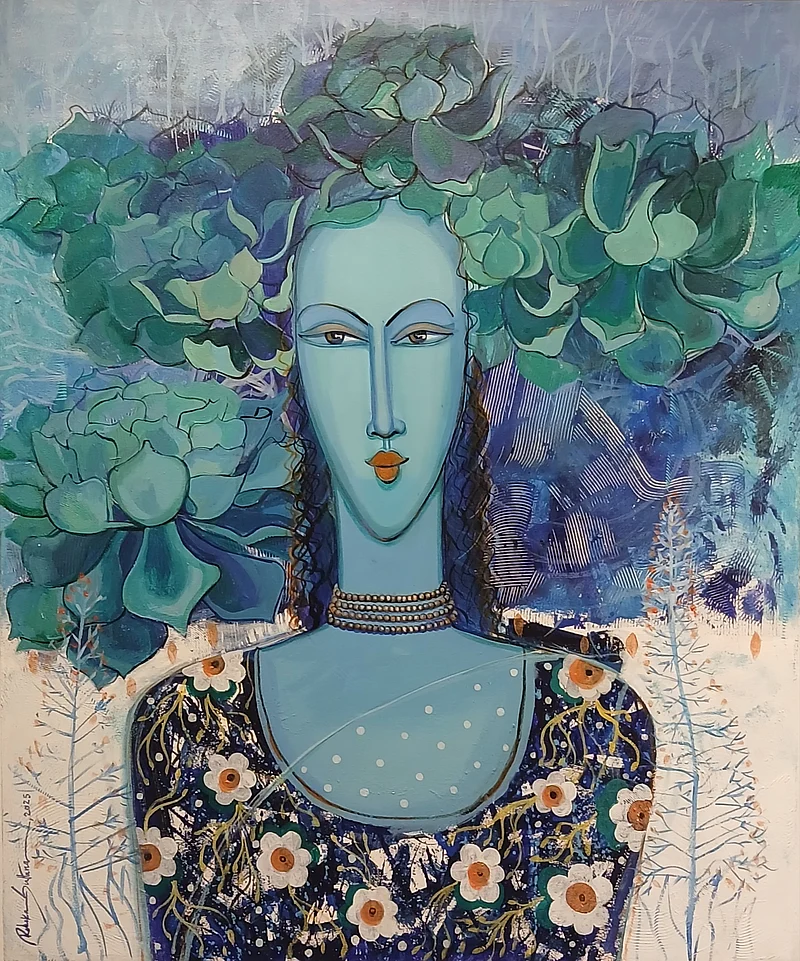 ‘অপরিচিত ভালোবাসা’। শিল্পী রেবেকা সুলতানা