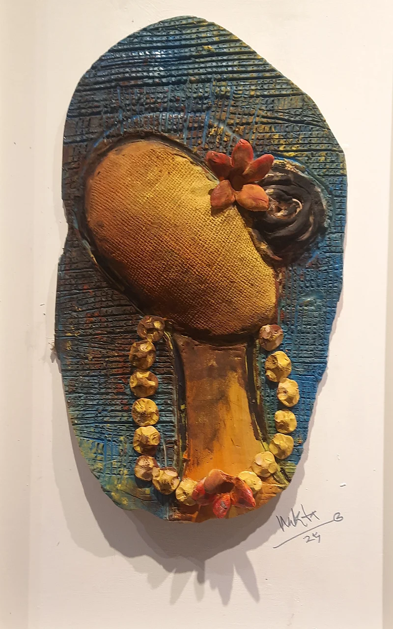 ‘শান্তি’। শিল্পী মনিরা সুলতানা মুক্তা