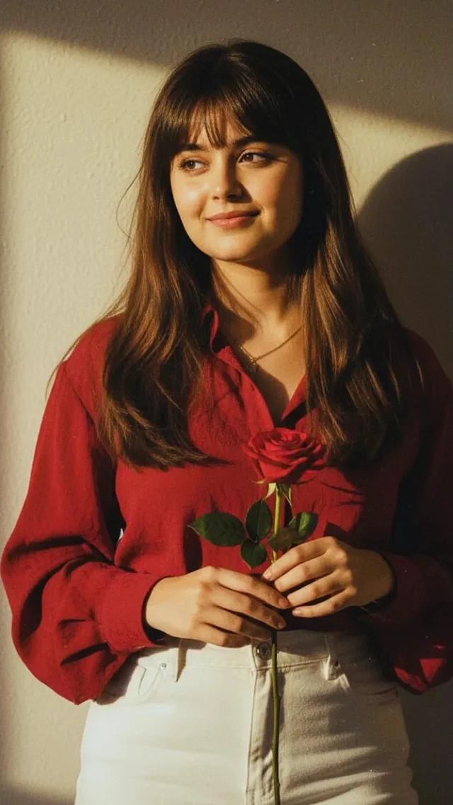 মিষ্টি আর সফট লুকের জন্য বেশ নজর কাড়ে মহিমা চৌধুরীর মেয়ে আরিয়ানা। এখানে তাঁকে দেখা যাচ্ছে মেরুন টপ আর হাই ওয়েস্টেড অফ হোয়াইট ট্রাউজার্সে