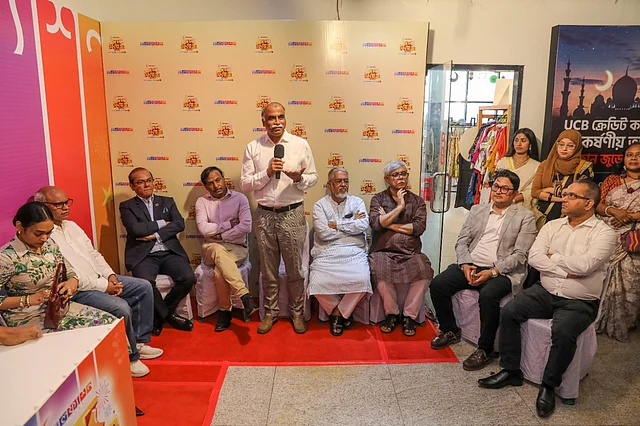 অনুষ্ঠানে কথা বলছেন আবদুস সালাম সরদার