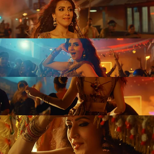 মালিক সিনেমার গুলগুলি পিঠা গানে মিমের আকর্ষণীয় মিনি স্কার্ট ও কাঁচুলি স্টাইল টপের এথনিক লুক