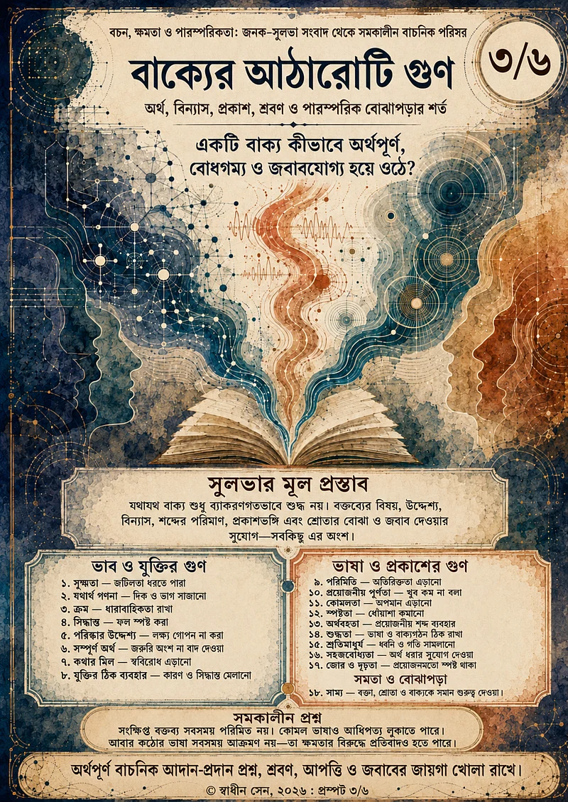 বাক্যের আঠারোটি গুণ