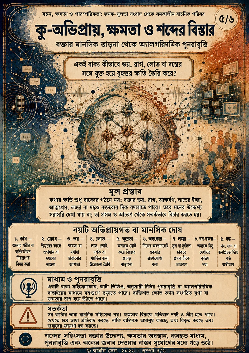 কু–অভিপ্রায়, ক্ষমতা ও শব্দের বিস্তার