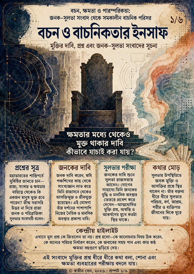 বচন ও বাচনিকতার ইনসাফ