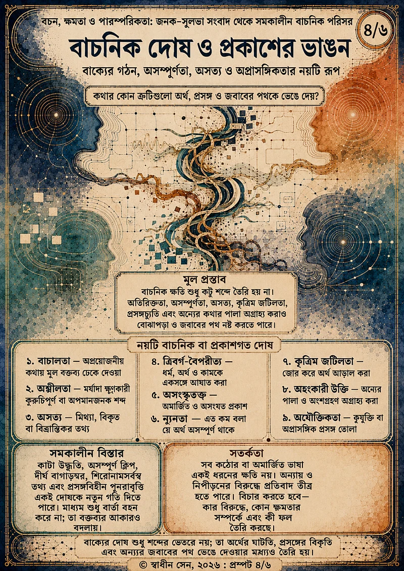 বাচনিক দোষ ও প্রকাশের ভাঙন