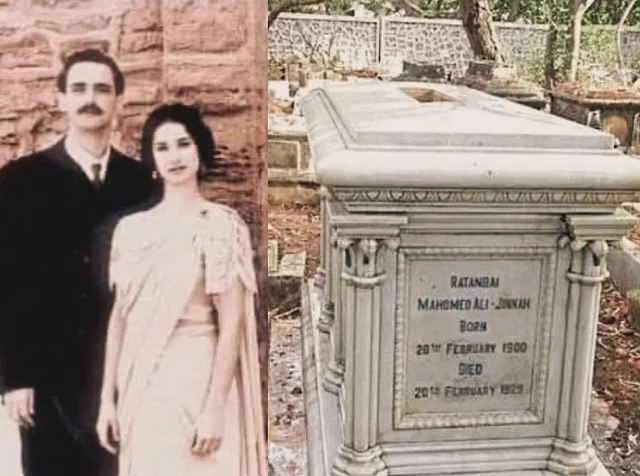 জিন্নাহ ও তাঁর দ্বিতীয় স্ত্রী রুট্টেনবাই পেটিট