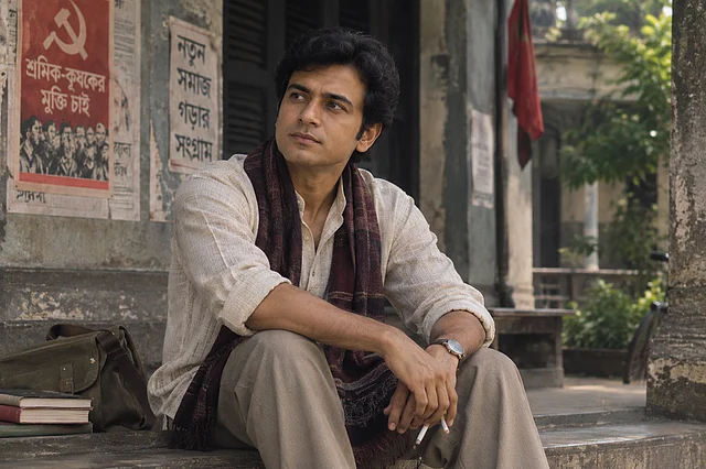 গানটিতে মঈদুলের রাজনৈতিক পরিচয় ও সংগ্রামের ইঙ্গিত আছে