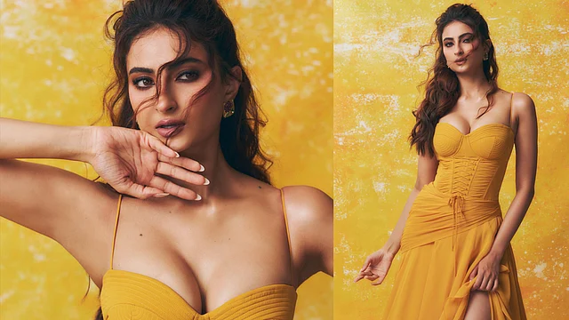 চোখে উষ্ণ রঙের আভা আর ঠোঁটে ন্যুড শেডের লিপস্টিক। বিয়ে, রিসেপশন কিংবা সন্ধ্যার পার্টিতে এমন কর্সেট গাউন হতে পারে শাড়ি বা লেহেঙ্গার বাইরে আধুনিক বিকল্প।