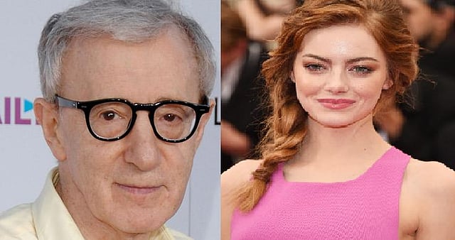 Woody Allen and Emma Stone