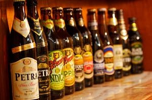 Brazil is also the world's third largest beer producer-more than 13 billion litres of the stuff in 2013. Photo: AFP