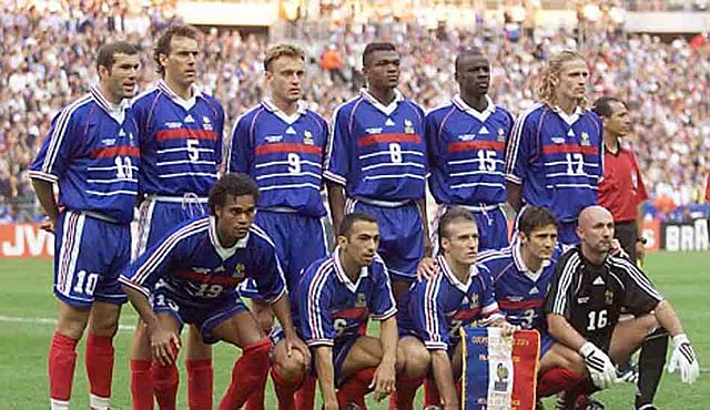France team in 1998 World Cup. Photo: AFP