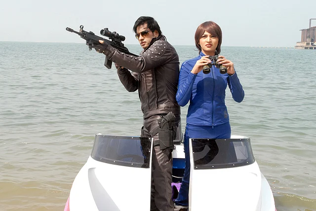 Ananta and Barsha in Most Welcome 2. Photo: Prothom Alo