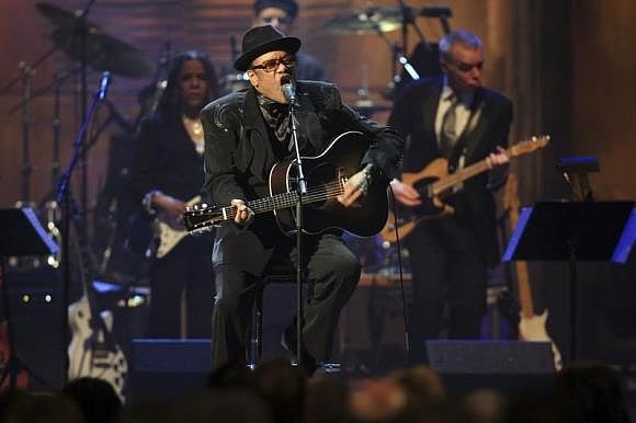 Bobby Womack performs at the Rock and Roll Hall of Fame 2009 induction ceremonies in Cleveland, Ohio April 4, 2009. Photo: Reuters