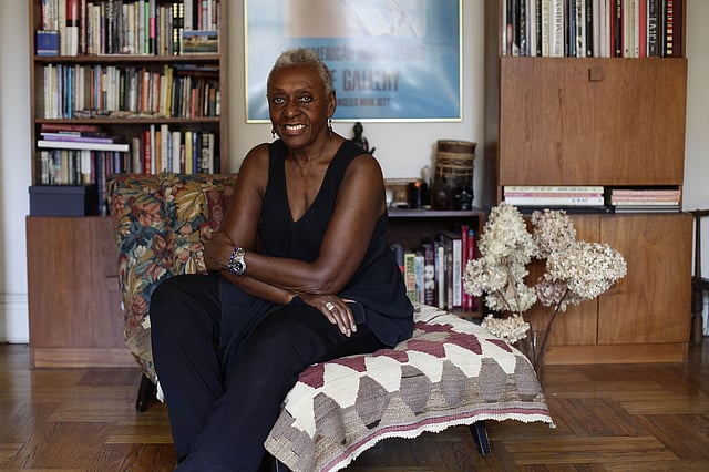 Former fashion model Bethann Hardison poses for a portrait in New York September 4, 2014 in New York. Photo: AFP