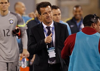 Brazil head coach Dunga walks on the pitch during their match against Ecuador at MetLife Stadium on September 9. Photo: AFP