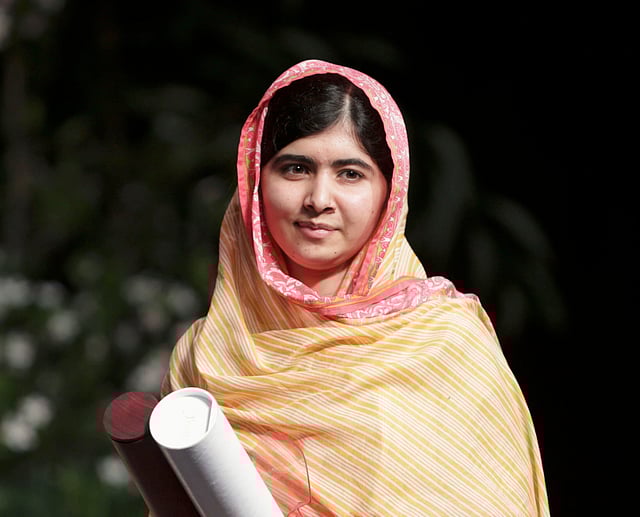 File photo of Pakistani schoolgirl activist Malala Yousafzai posing for pictures during a photo opportunity at the United Nations in the Manhattan borough of New York August 18, 2014. Reuters