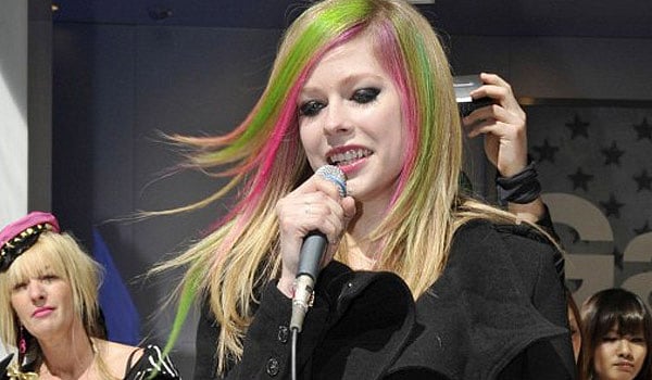 Avril Lavigne. Photo: AFP