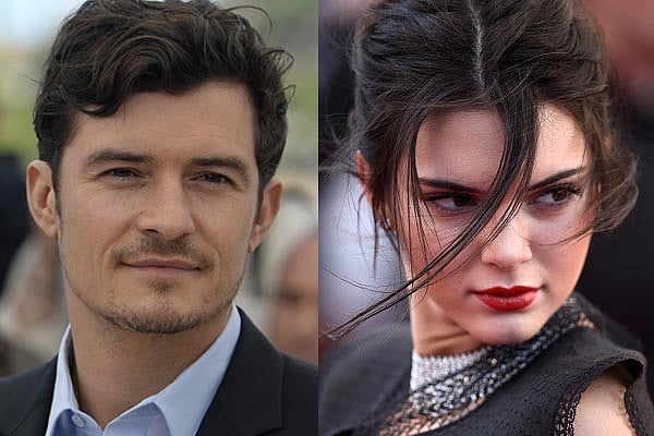 Orlando Bloom and Kendall Jenner. Photo: AFP