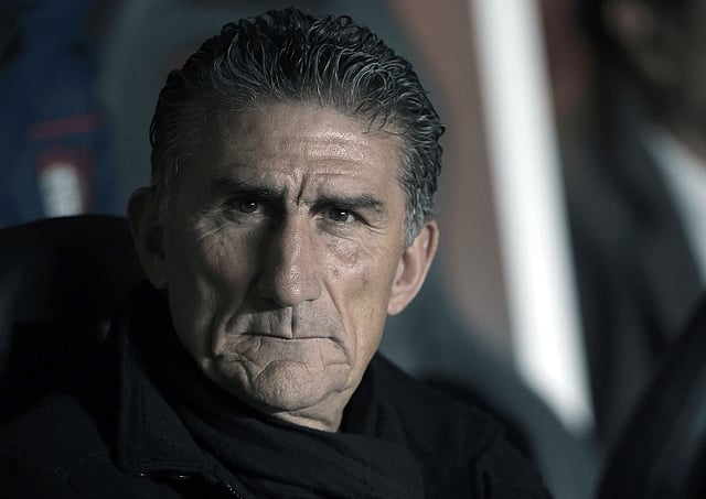 Argentina’s San Lorenzo coach Edgardo Bauza. AFP file photo
