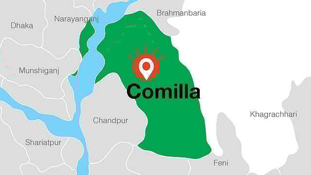 Map of Comilla