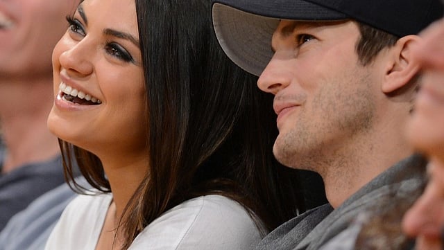 Mila-Kunis and Ashton-Kutcher. Photo: AFP